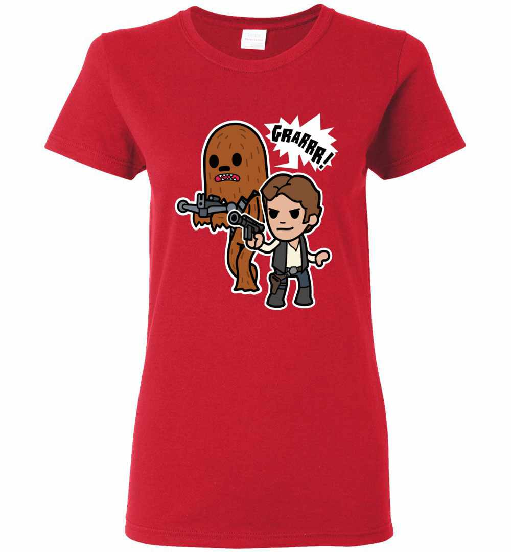 Inktee Store - Star Wars Han Chewy Women'S T-Shirt Image