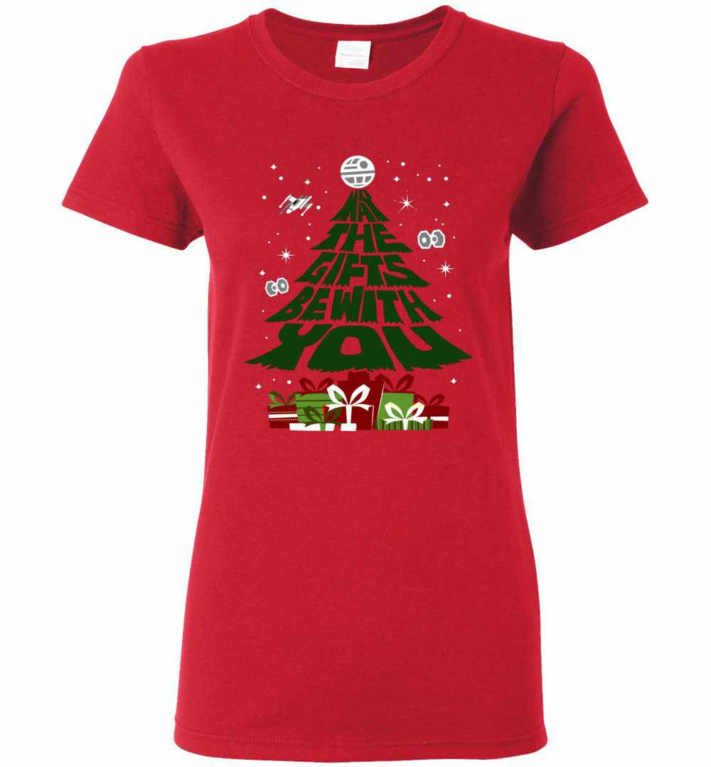 Inktee Store - Star Wars May The Christmas Gifts Be With You Women'S T-Shirt Image