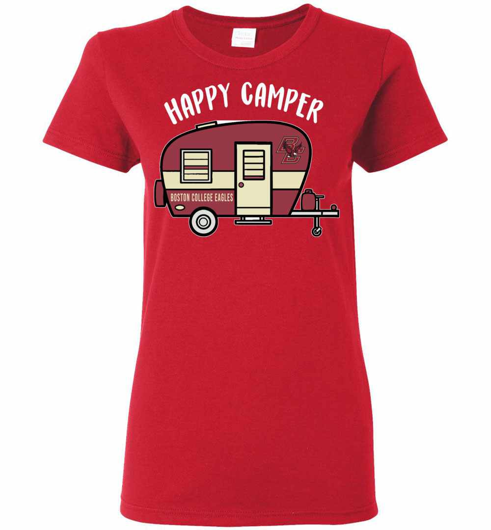 Inktee Store - Boston College Eagles Happy Camper Women'S T-Shirt Image