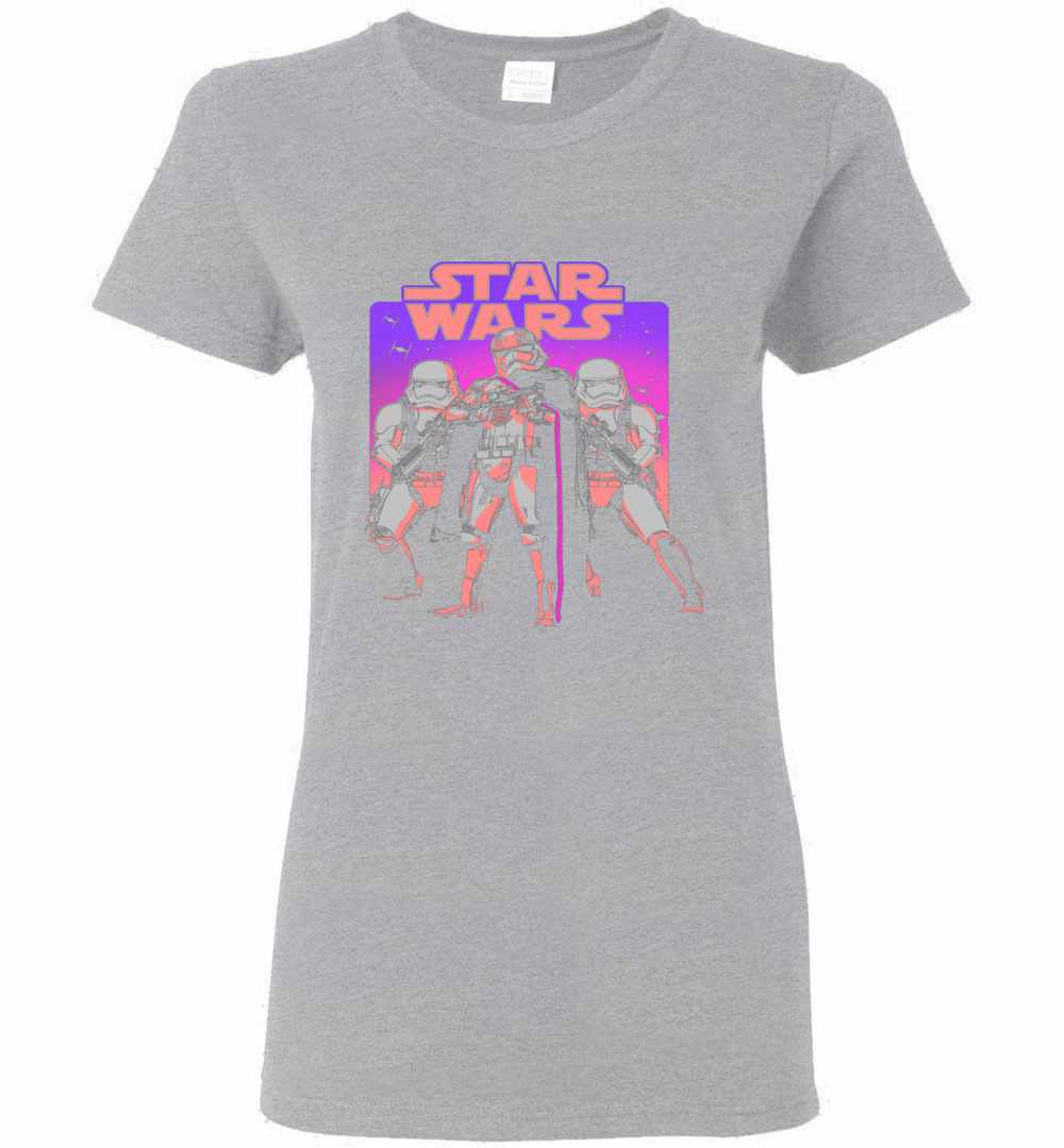 Inktee Store - Star Wars Neon Captain Phasma Women'S T-Shirt Image