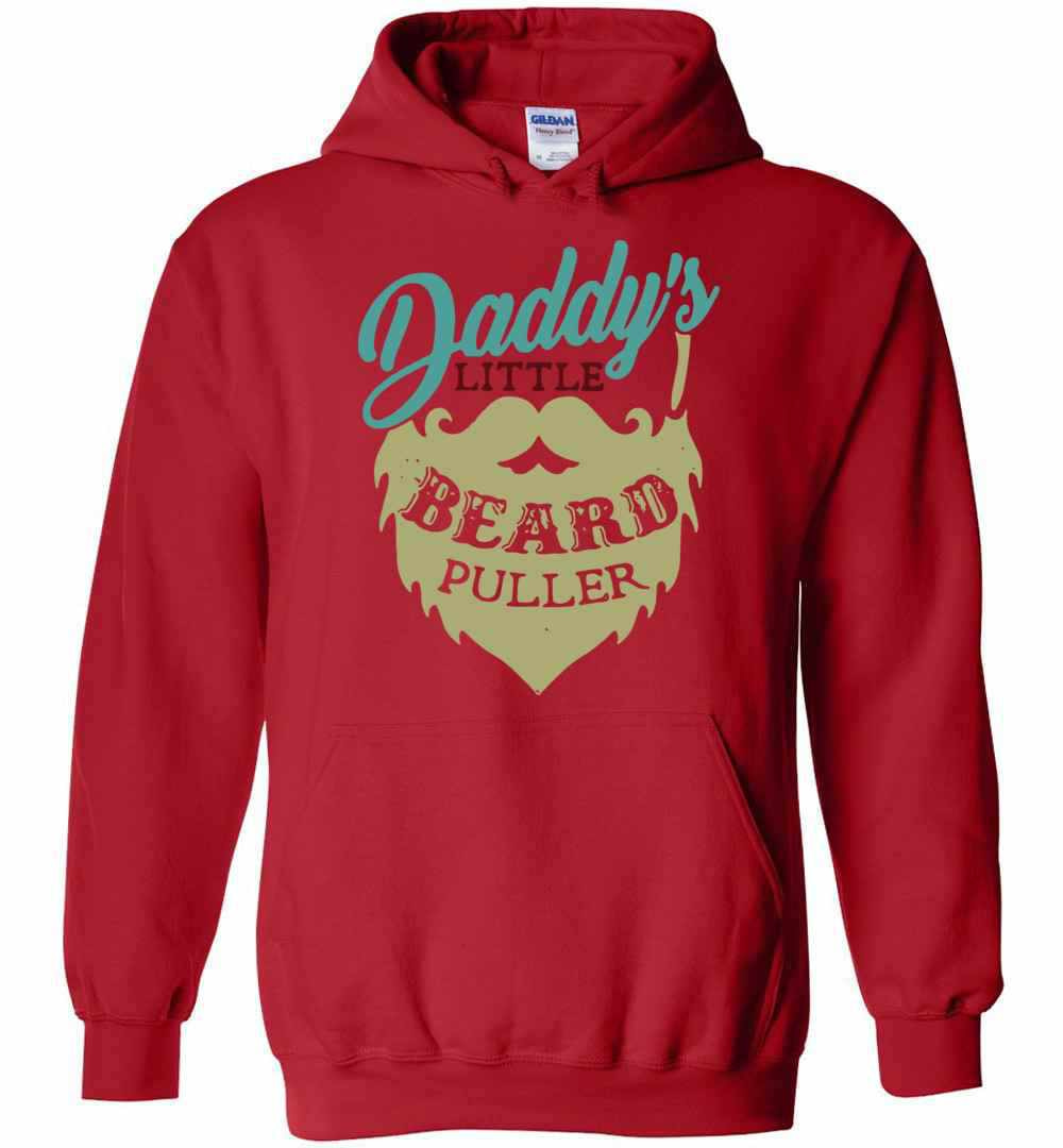 Inktee Store - Daddy'S Little Beard Puller Hoodies Image