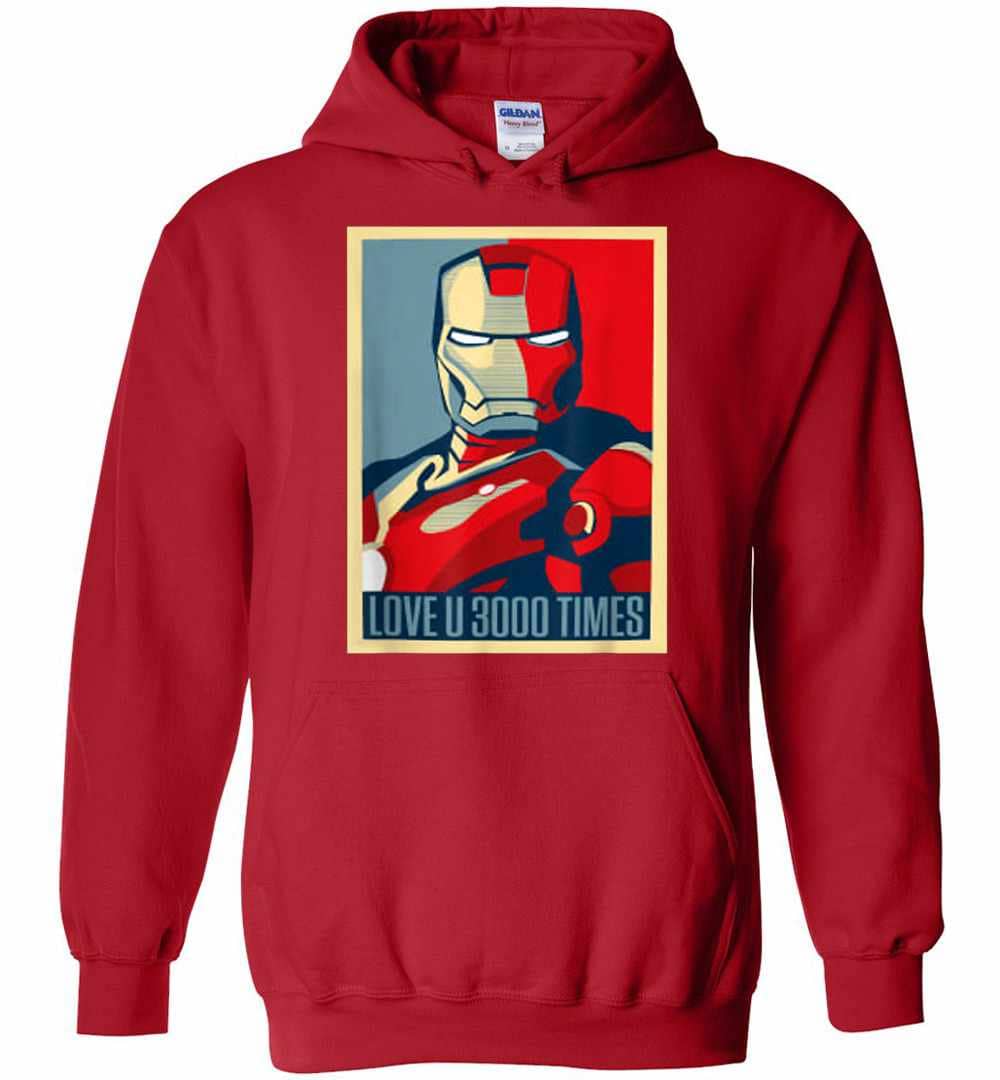 Inktee Store - Dad I Love You 3000 - Iron Man Marvel Hoodies Image