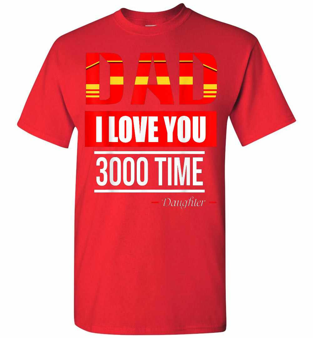 Inktee Store - I Love You 3000 Times Marvel Iron Man Men'S T-Shirt Image