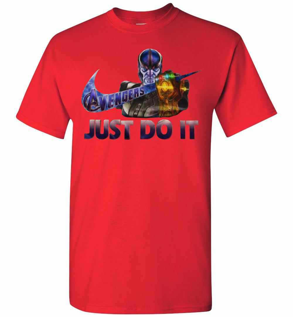 Inktee Store - Avengers Endgame Thanos Just Do It Nike Men'S T-Shirt Image