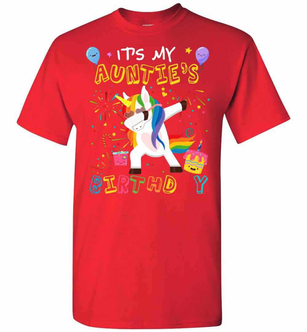 Inktee Store - Awesome It'S My Auntie'S Birthday Funny Kid Men'S T-Shirt Image