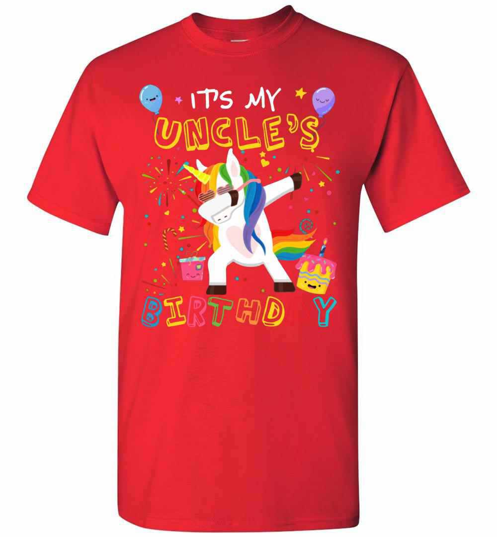 Inktee Store - Awesome It'S My Uncle'S Birthday Funny Kid Men'S T-Shirt Image