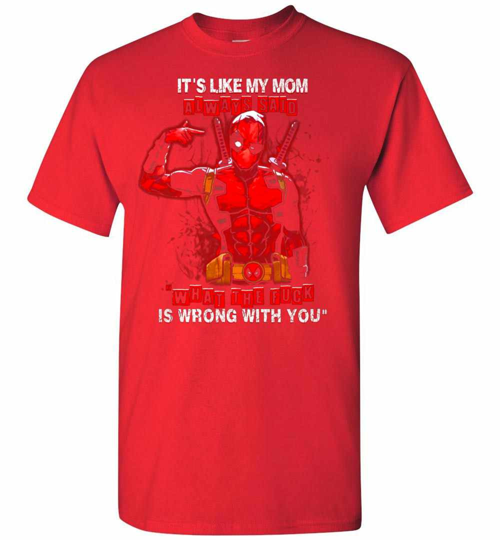Inktee Store - Deadpool What The Fuck Is Wrong With You Men'S T-Shirt Image