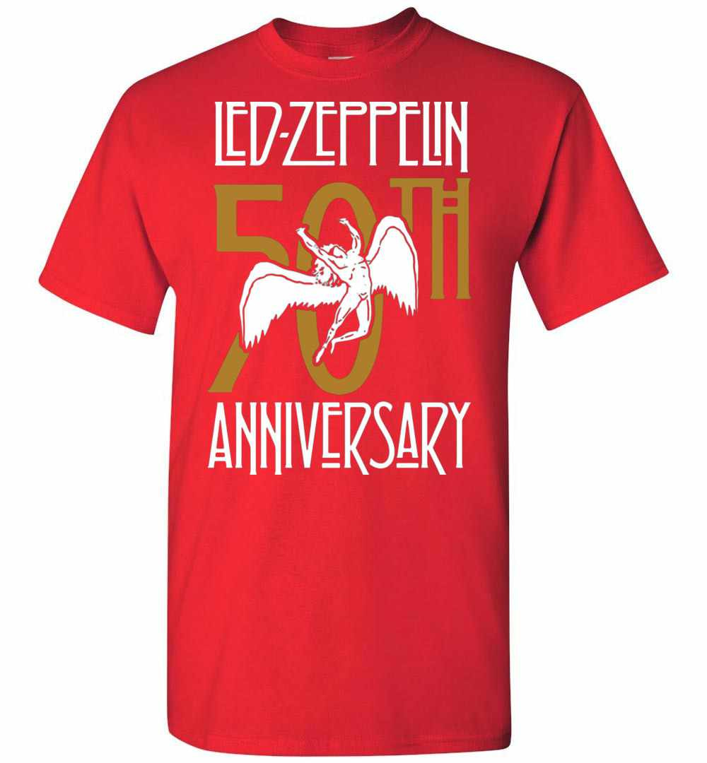 Inktee Store - Led-Zeppelin 50Th Anniversary Men'S T-Shirt Image