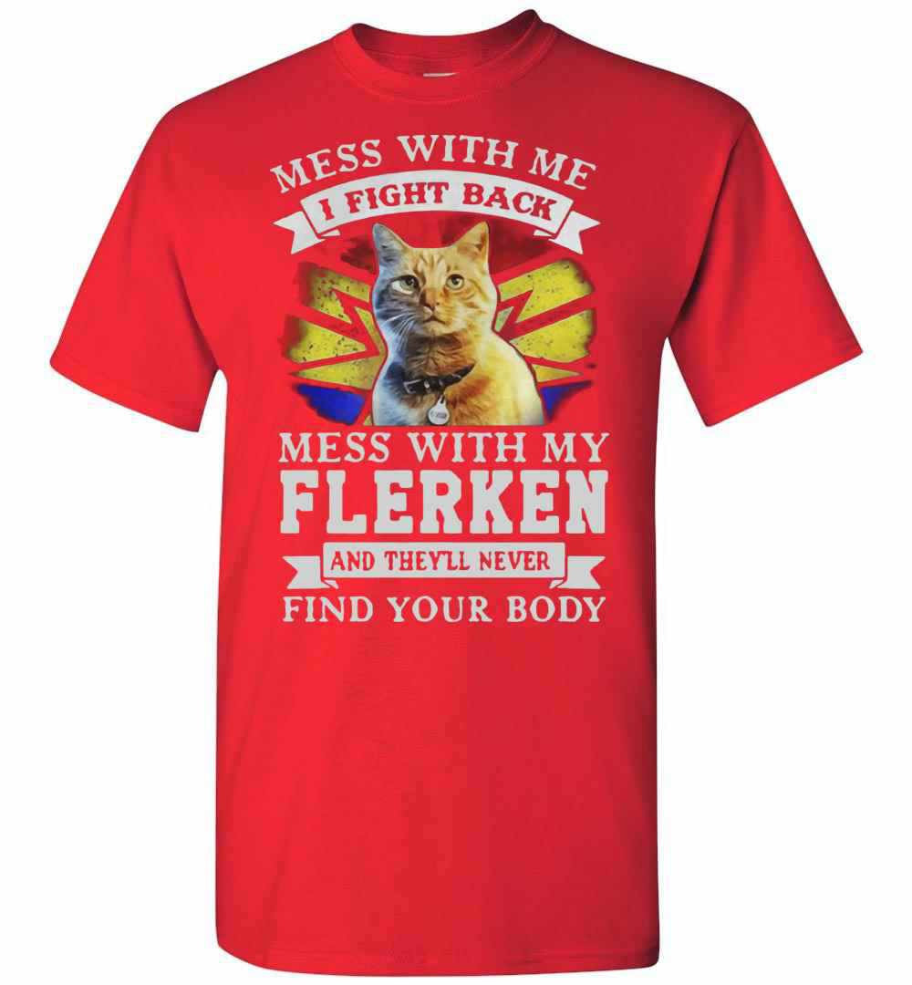 Inktee Store - Cat Mess With Me I Fight Back Mess With My Flerken And Men'S T-Shirt Image