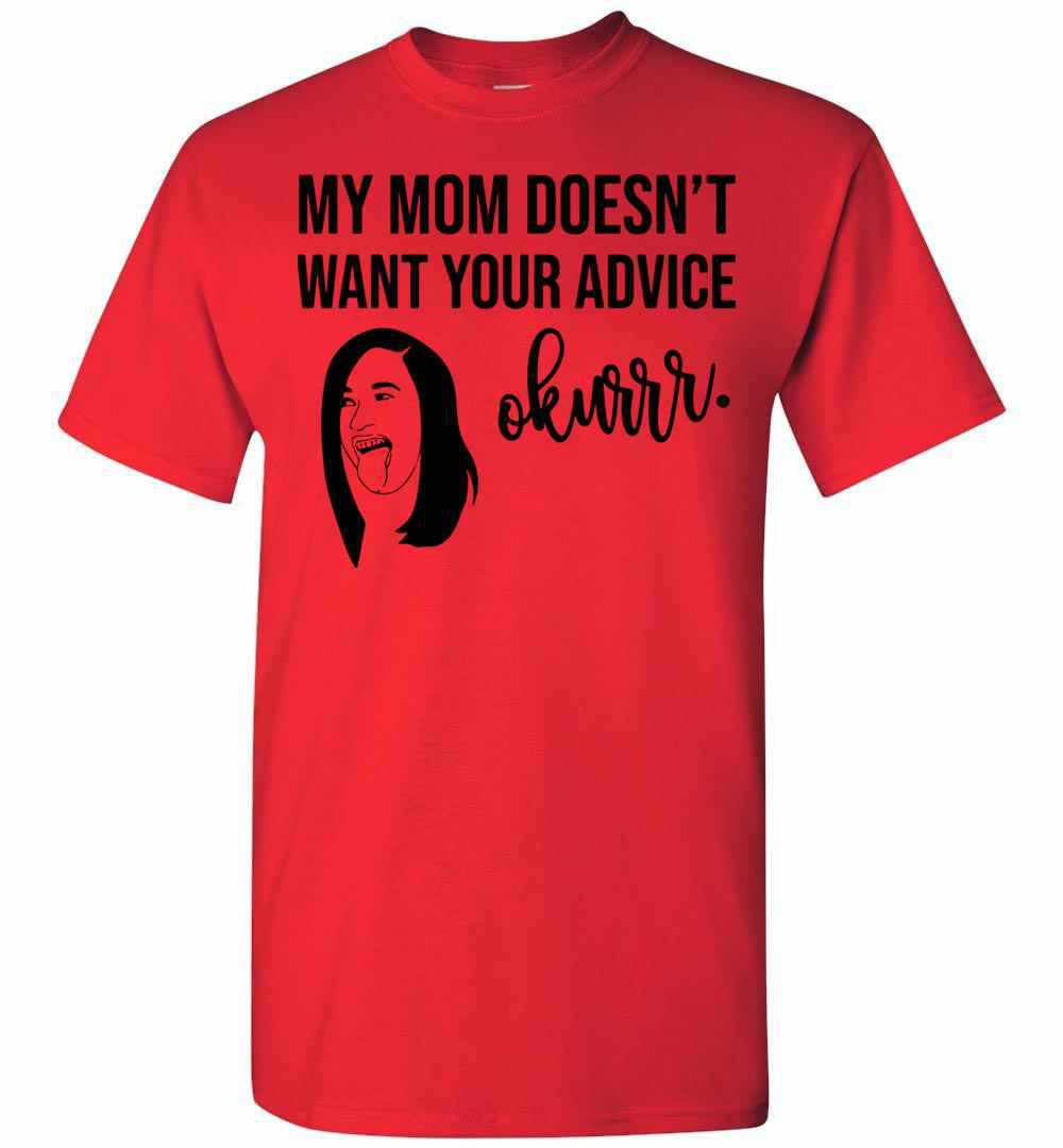 Inktee Store - Cardi B My Mom Doesn'T Want Your Advice Okurrr Men'S T-Shirt Image