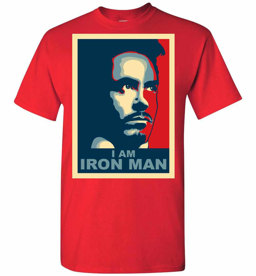 Inktee Store - Tony Stark I Am Iron Man Men'S T-Shirt Image