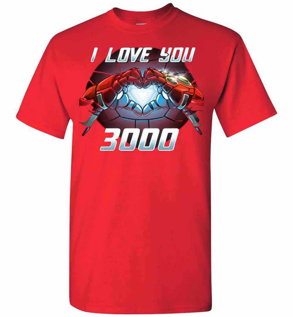 Inktee Store - Avengers I Love You 3000 Times Iron Man Men'S T-Shirt Image