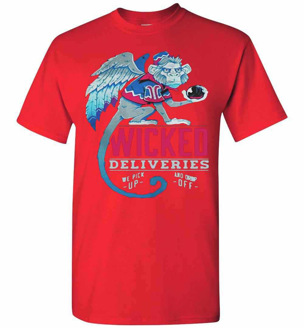 Inktee Store - Monkey Wicked Deliveries We Pick Up And Drop Off Men'S T-Shirt Image