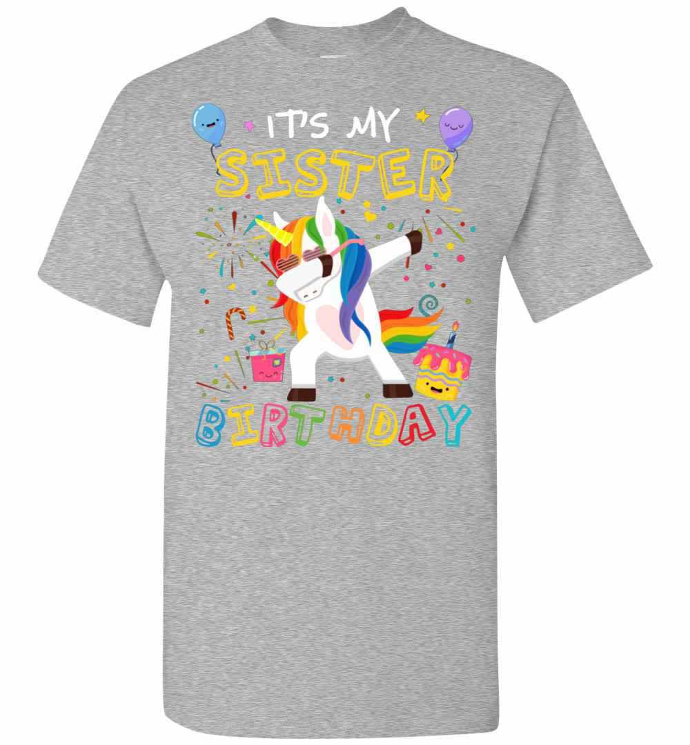 Inktee Store - Awesome It'S My Sister'S Birthday Funny Kid Men'S T-Shirt Image
