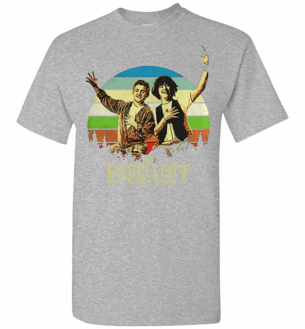 Inktee Store - Bill And Ted'S Be Excellent To Each Other Vintage Sunset Men'S T-Shirt Image