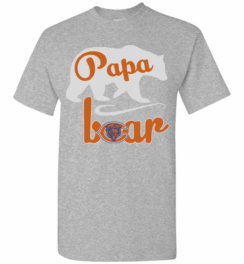 Inktee Store - Chicago Bear Papa Bear Men'S T-Shirt Image