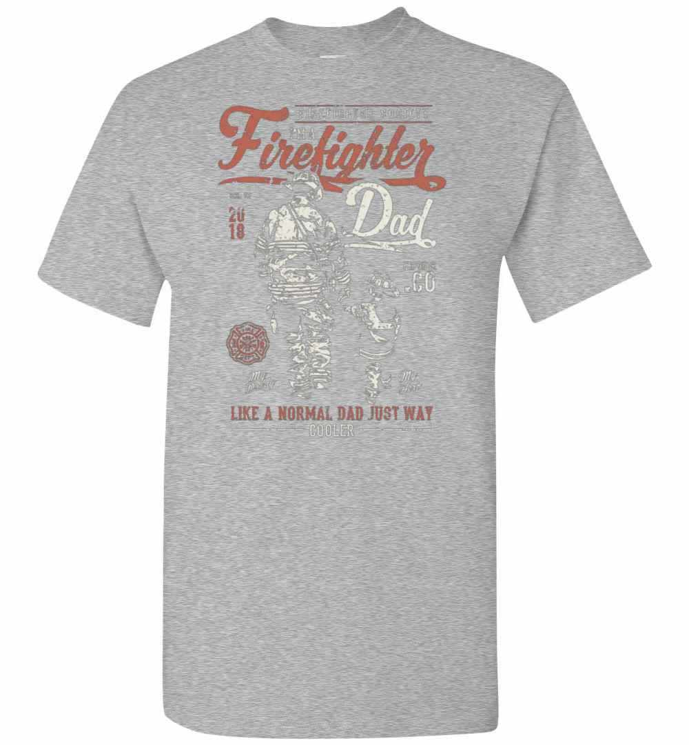 Inktee Store - Firefighter Dad Firefighter Gift Men'S T-Shirt Image