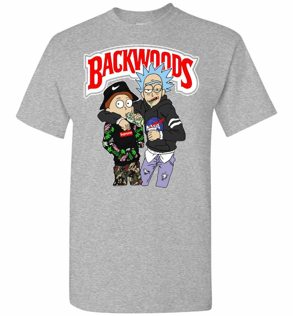 Inktee Store - Rick And Morty Backwoods Men'S T-Shirt Image