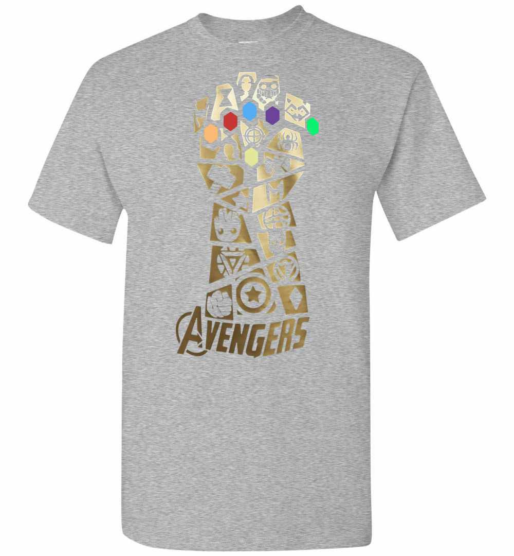 Inktee Store - Infinity Gauntlet Thanos Marvel Avengers Endgame Men'S T-Shirt Image