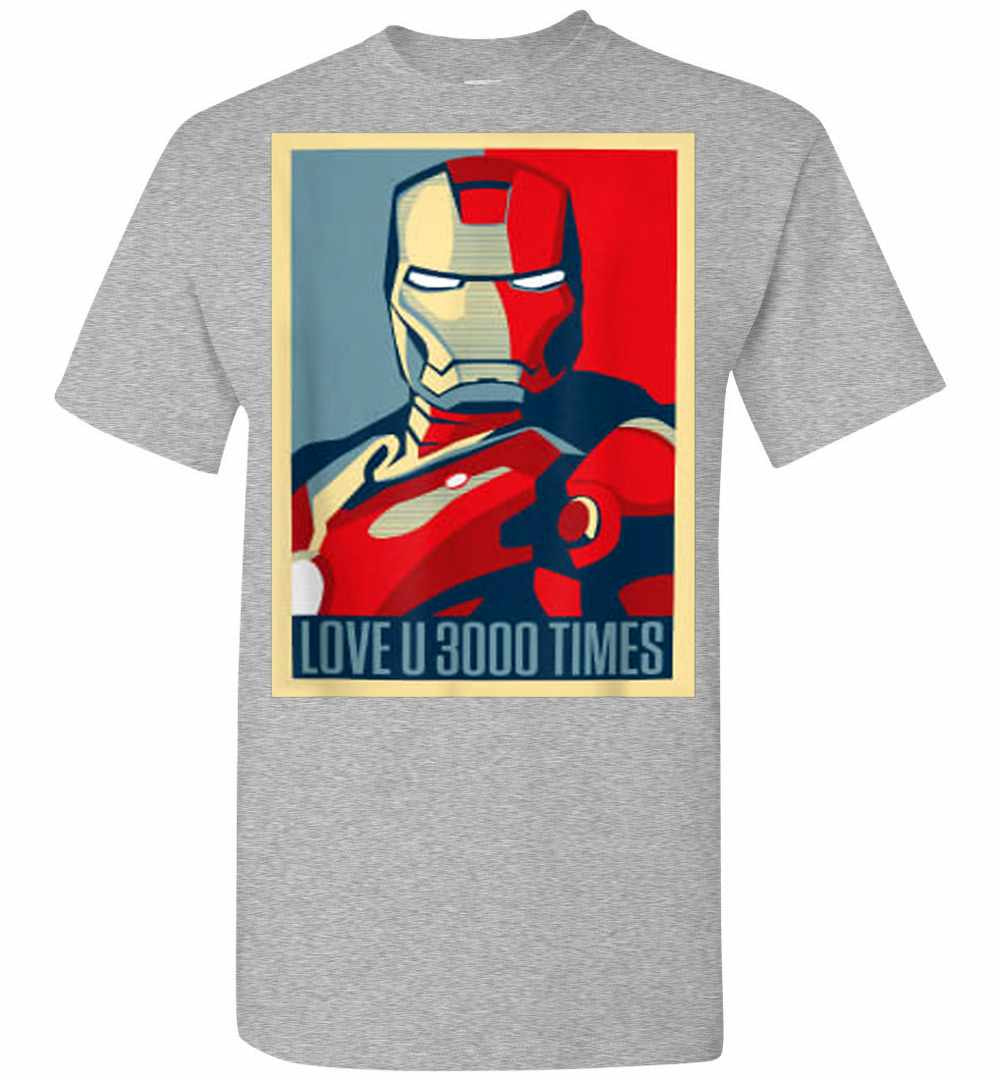 Inktee Store - Dad I Love You 3000 - Iron Man Marvel Men'S T-Shirt Image