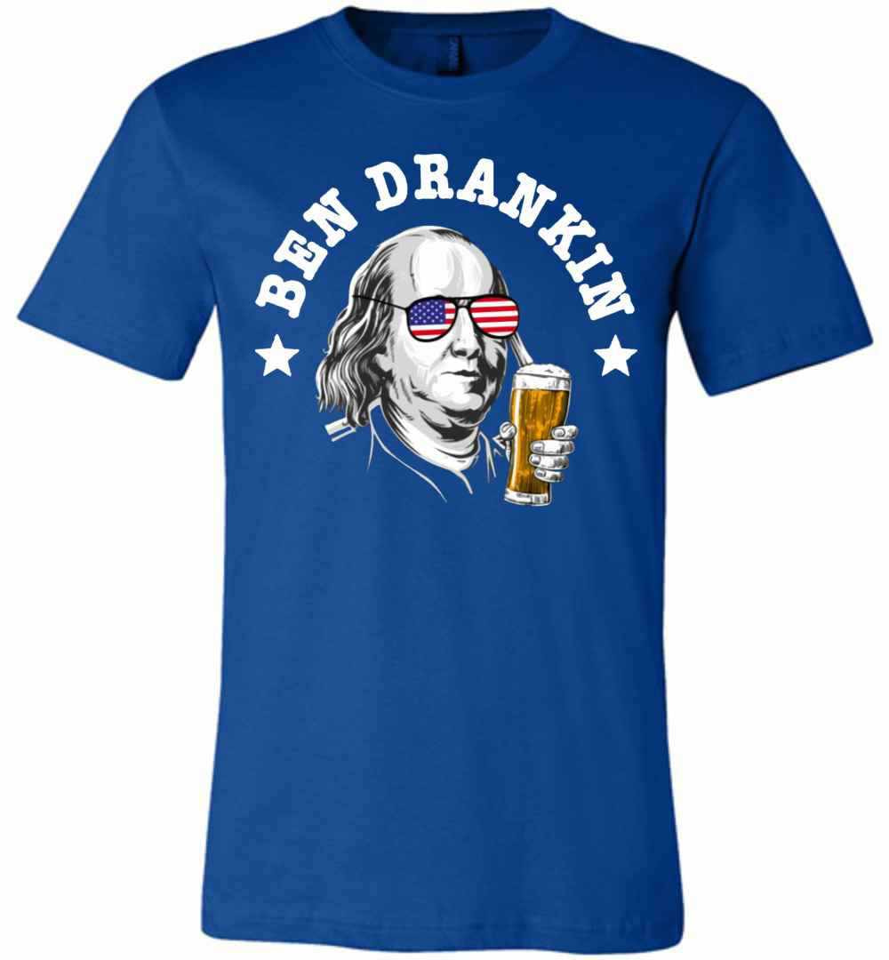 Inktee Store - Ben Drankin 4Th Of July Benjamin Franklin Premium T-Shirt Image
