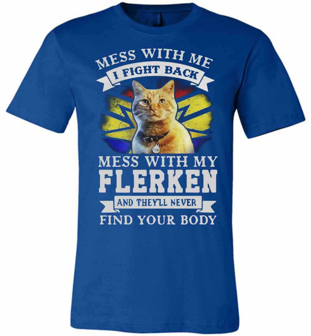 Inktee Store - Cat Mess With Me I Fight Back Mess With My Flerken And Premium T-Shirt Image