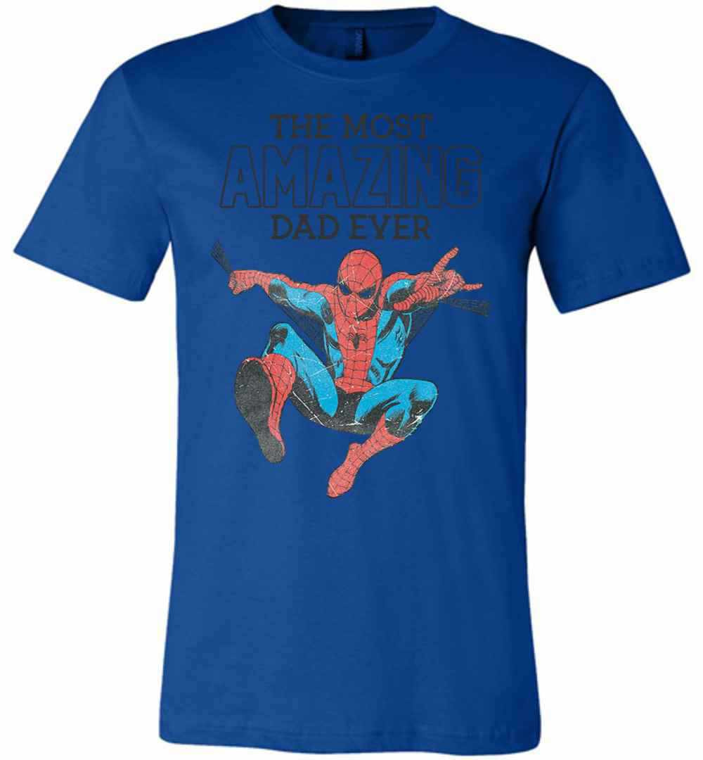 Inktee Store - Amazing Dad Spider-Man Premium T-Shirt Image