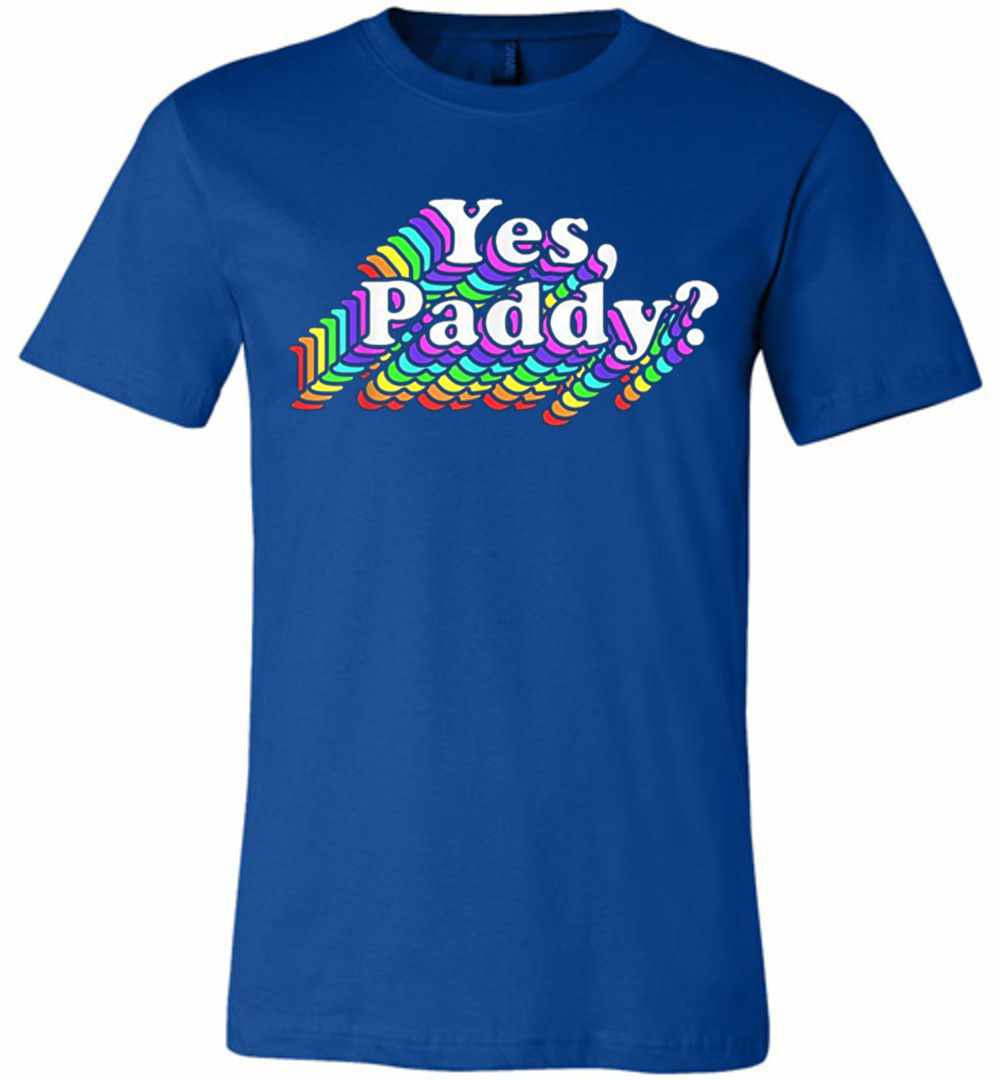 Inktee Store - Yes Paddy Rainbow St Pattys Day Daddy Lgbt Gay Pride Premium T-Shirt Image