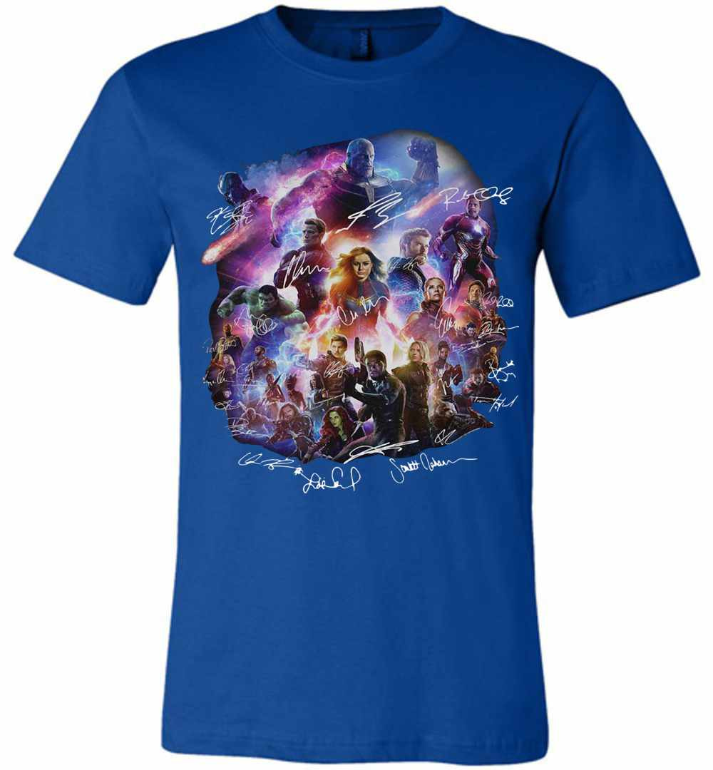Inktee Store - Marvel Avengers Signature Love You 3000 Premium T-Shirt Image