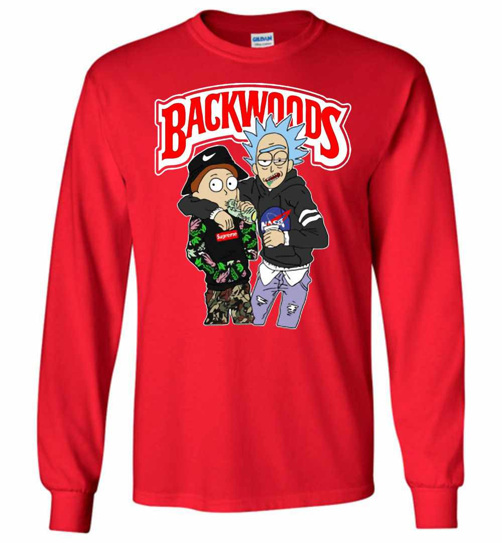 Inktee Store - Rick And Morty Backwoods Long Sleeve T-Shirt Image
