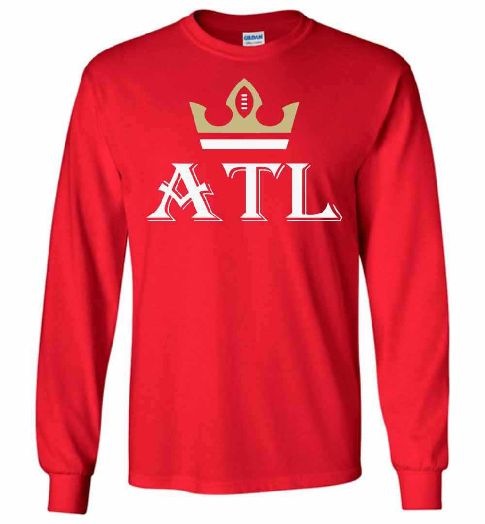 Inktee Store - Atl Vintage Atlanta Football Legends Gift Long Sleeve T-Shirt Image