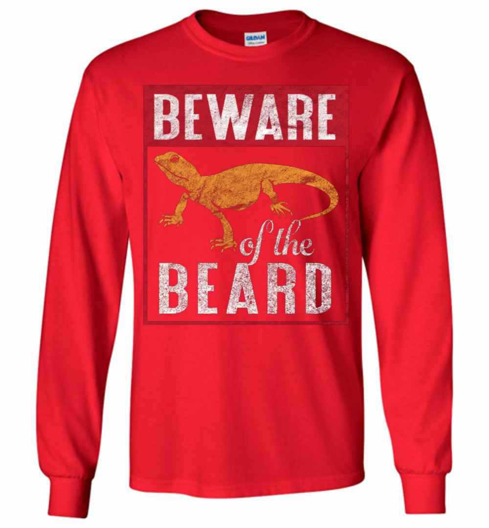 Inktee Store - Bearded Lizard Mom Long Sleeve T-Shirt Image