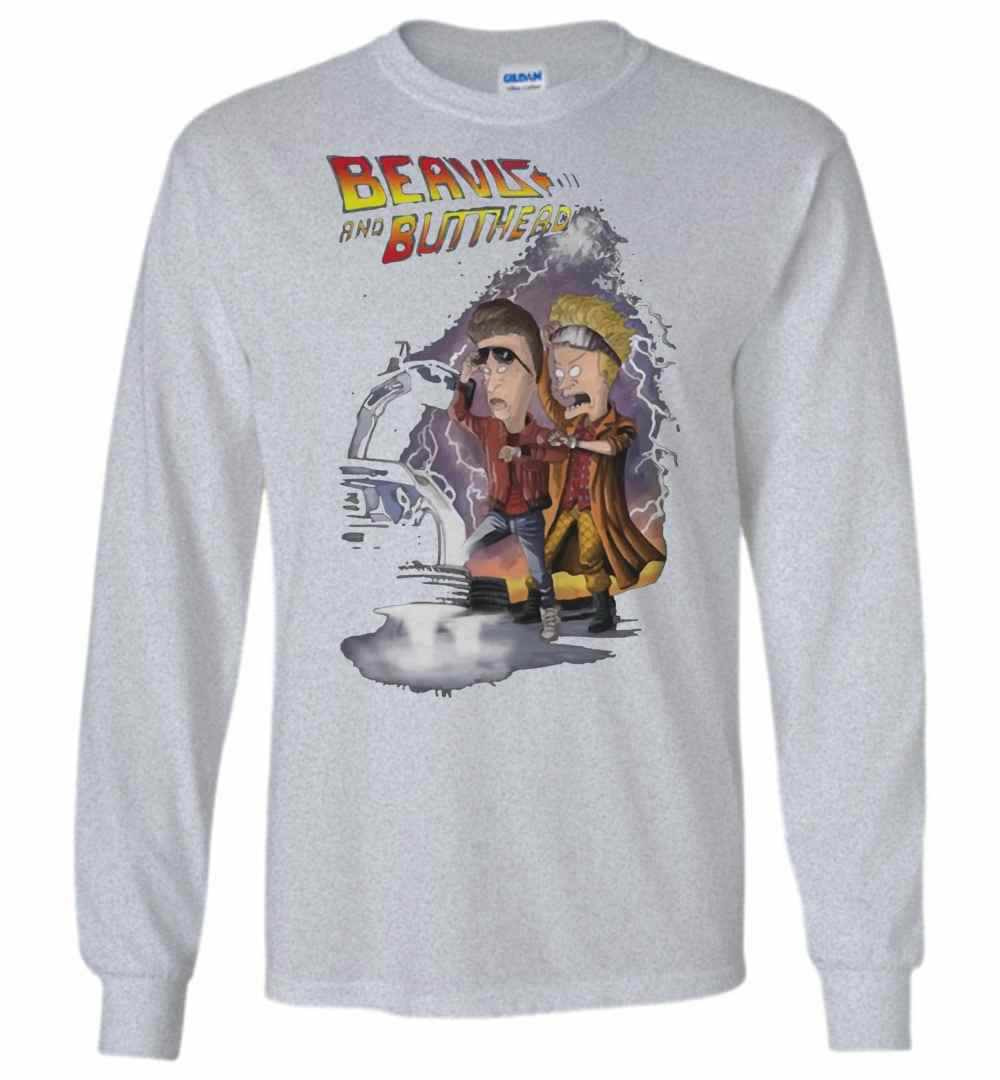 Inktee Store - Beavis And Butthead Long Sleeve T-Shirt Image