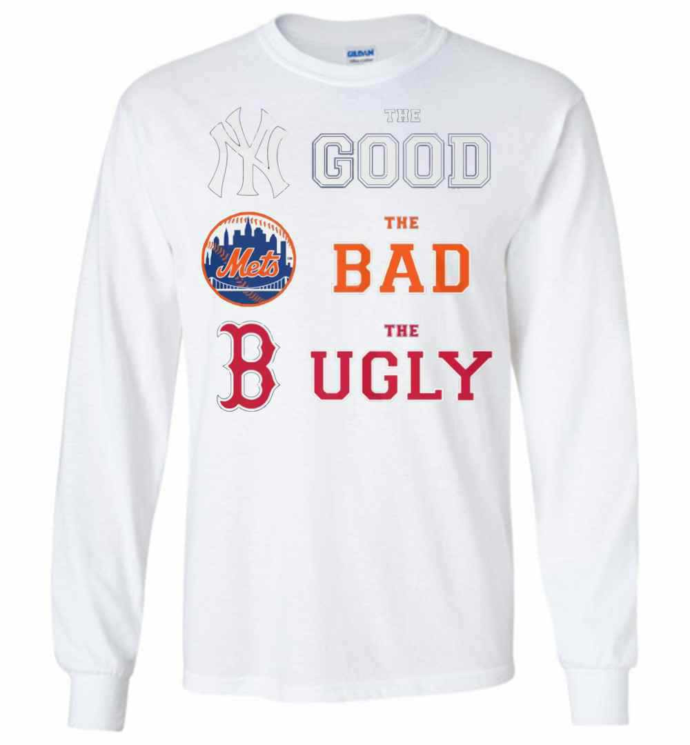 Inktee Store - The Good New York Yankees The Bad New York Mets Long Sleeve T-Shirt Image