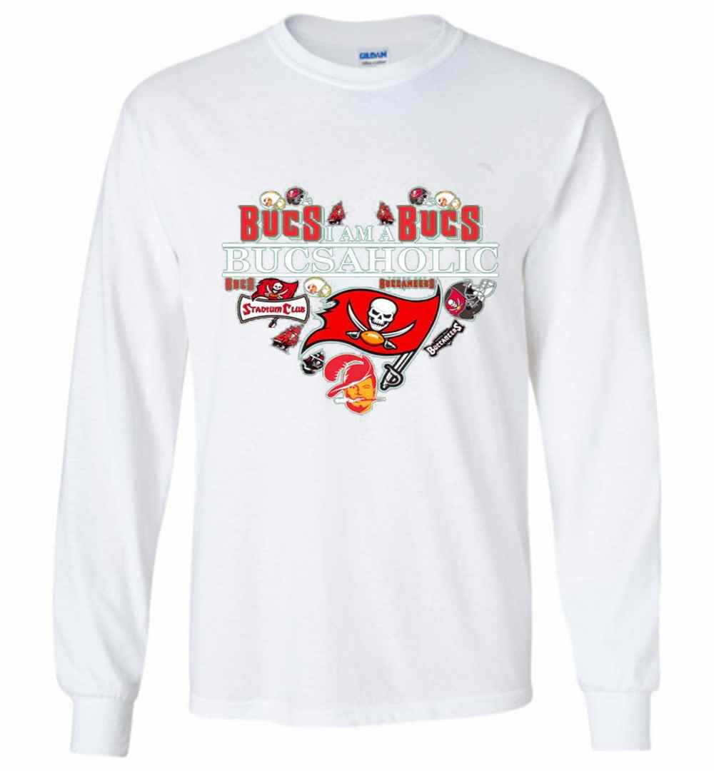 Inktee Store - I'M A Buccaneers Aholic Long Sleeve T-Shirt Image