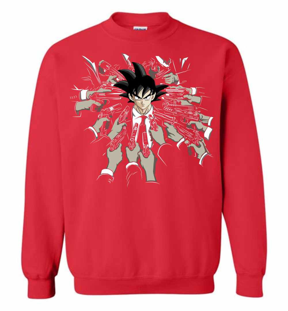 Inktee Store - Songoku John Wick Baba Yaga Sweatshirt Image