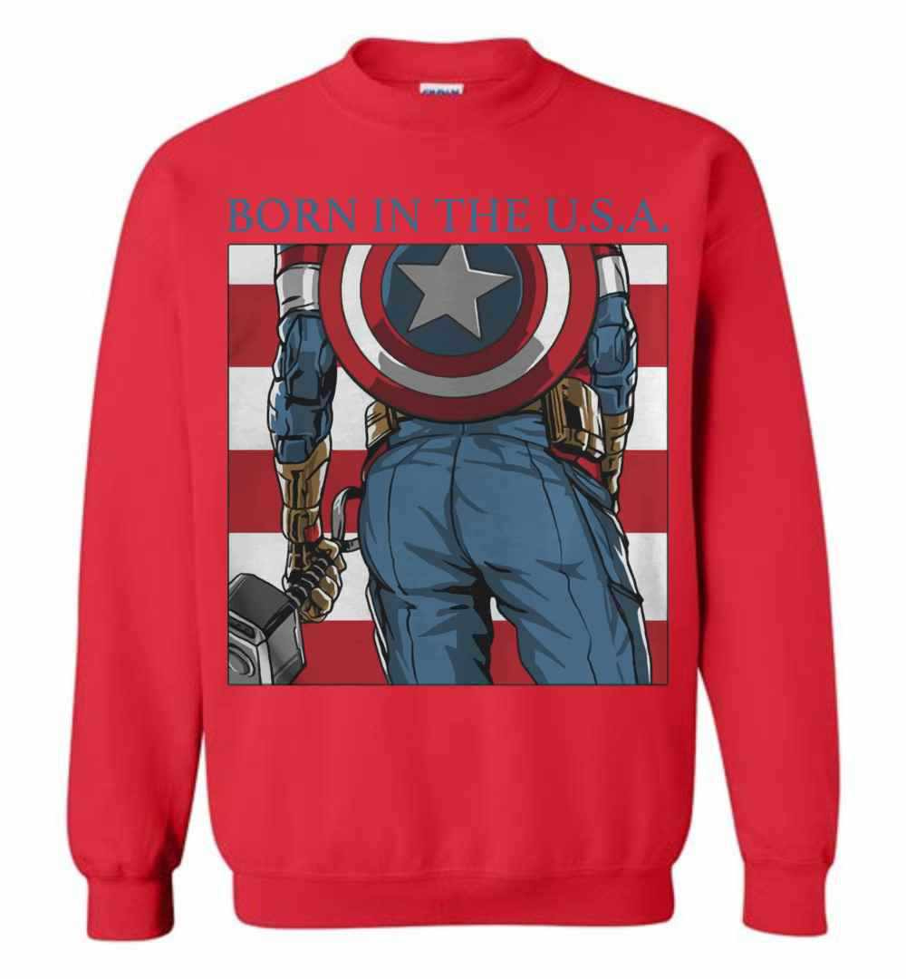 Inktee Store - Born In The Usa Chris Evans Sweatshirt Image