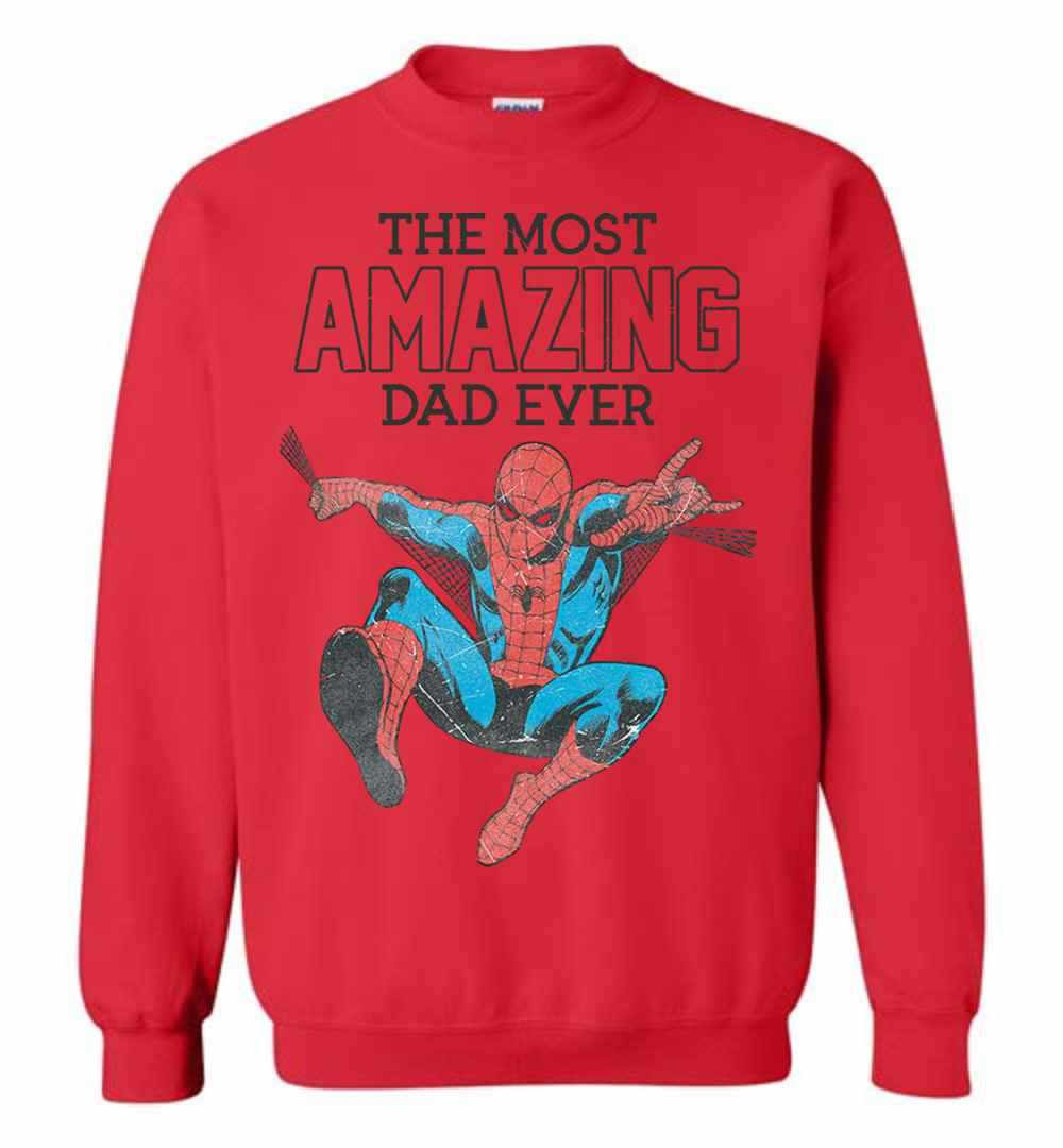 Inktee Store - Amazing Dad Spider-Man Sweatshirt Image