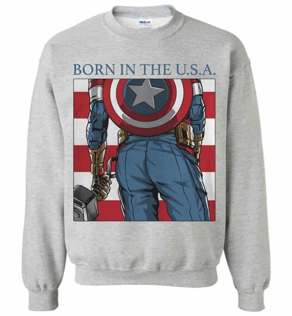 Inktee Store - Born In The Usa Chris Evans Sweatshirt Image