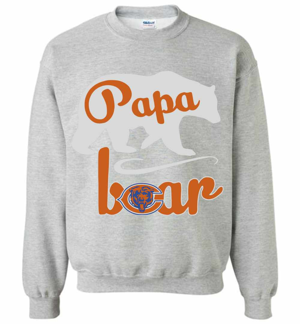 Inktee Store - Chicago Bear Papa Bear Sweatshirt Image