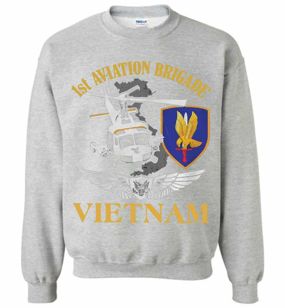 Inktee Store - 1St Aviation Brigade Vietnam Sweatshirt Image