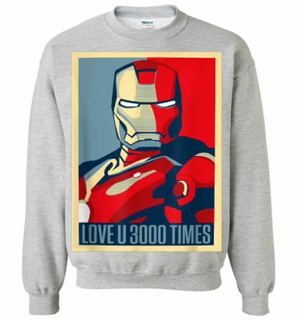 Inktee Store - Dad I Love You 3000 - Iron Man Marvel Sweatshirt Image