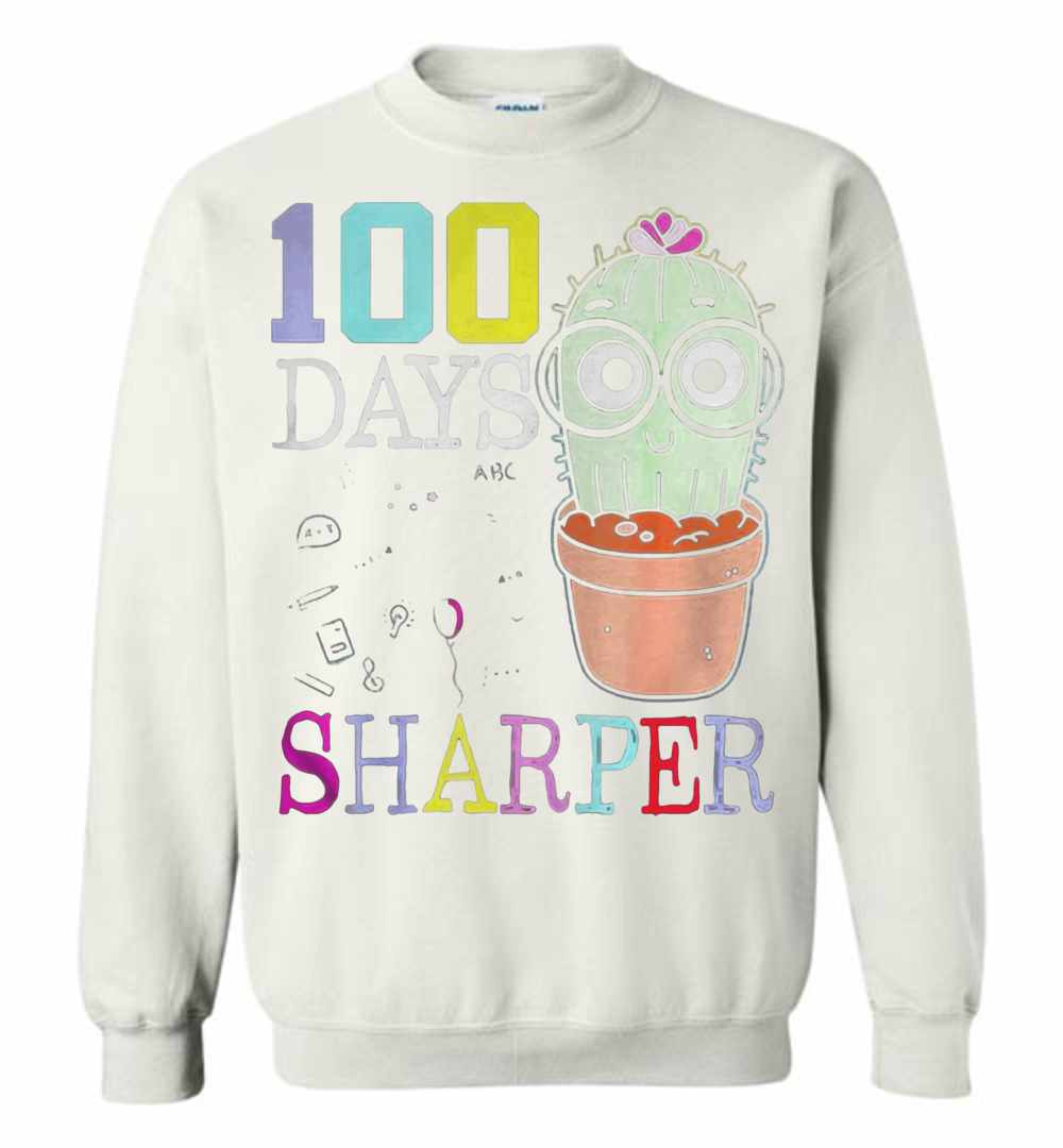 Inktee Store - 100 Days Sharper Cactus Version Sweatshirt Image