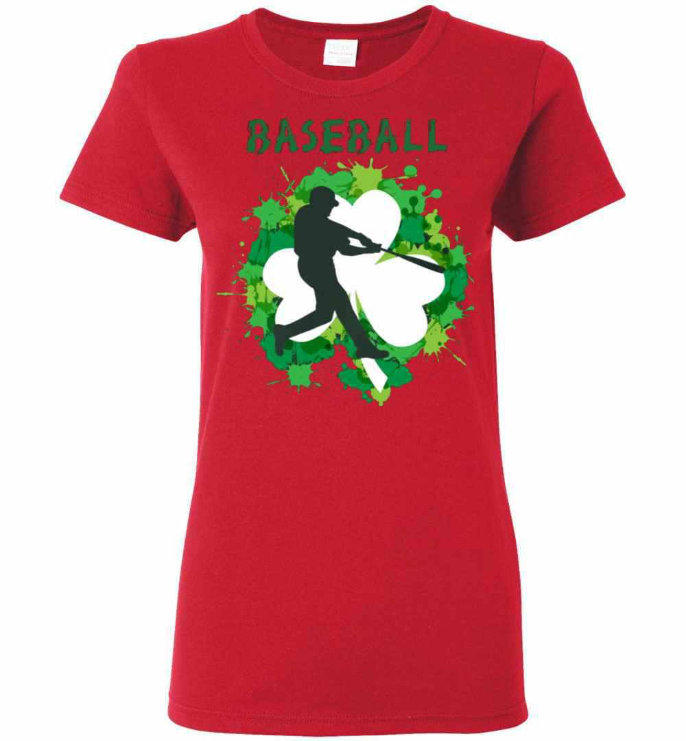 Inktee Store - Baseball Shamrock Irish St Patty'S Day Sport For Lover Women'S T-Shirt Image