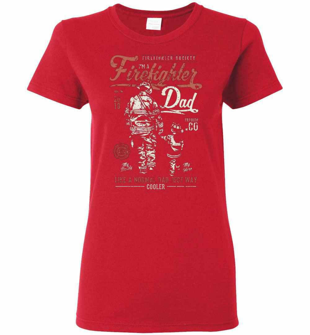 Inktee Store - Firefighter Dad Firefighter Gift Women'S T-Shirt Image