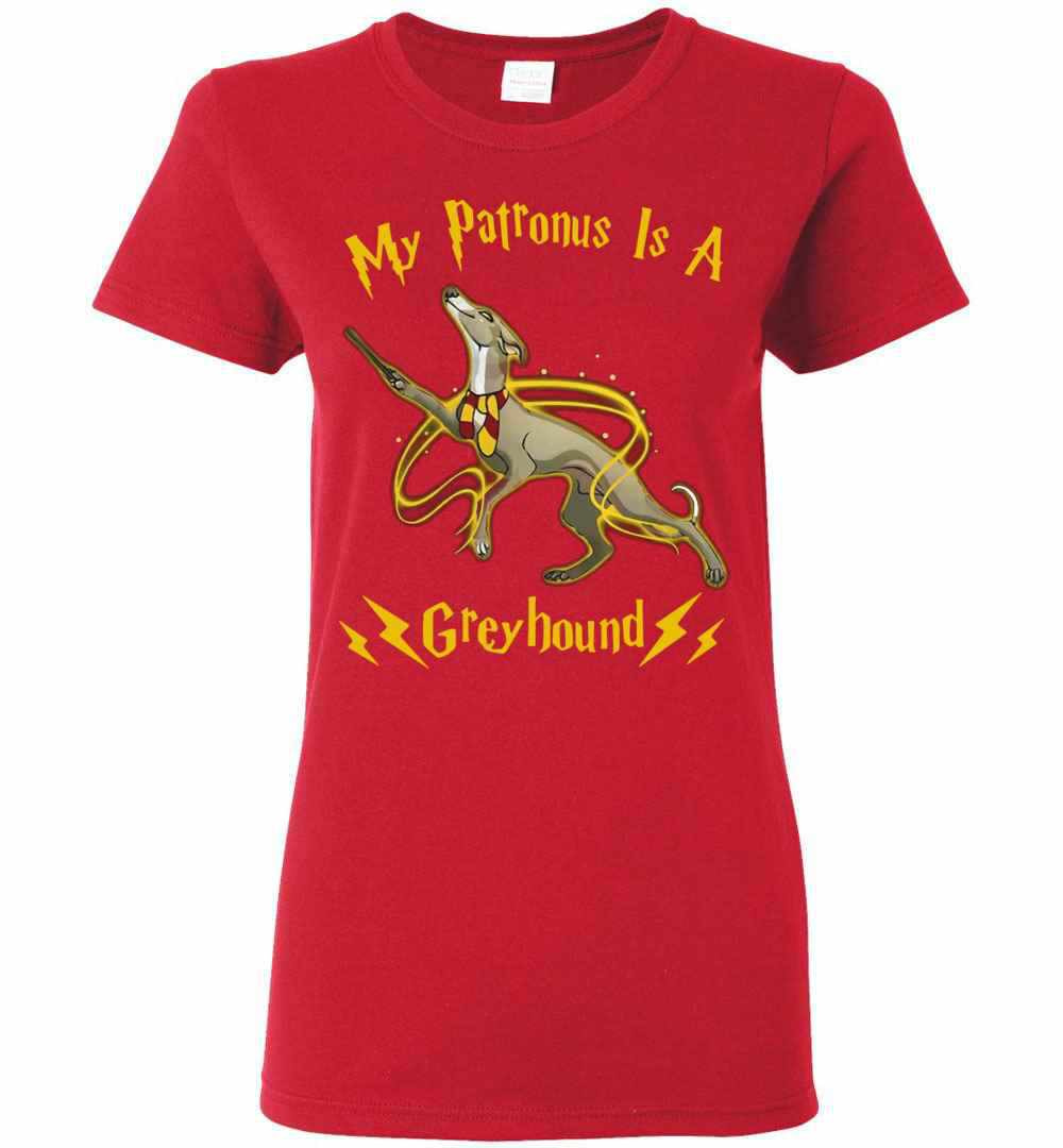 Inktee Store - My Patronus Is A Greyhound Women'S T-Shirt Image