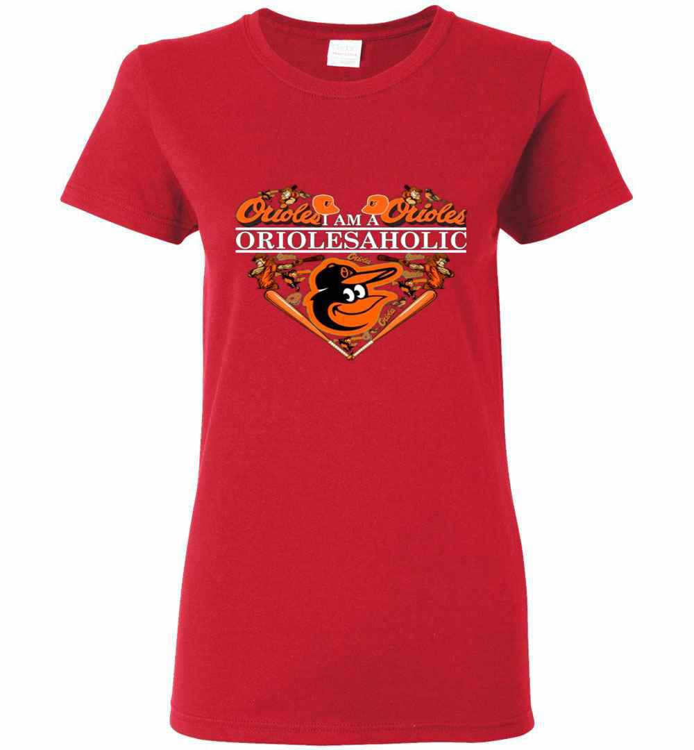 Inktee Store - I'M A Baltimore Orioles Aholic Women'S T-Shirt Image
