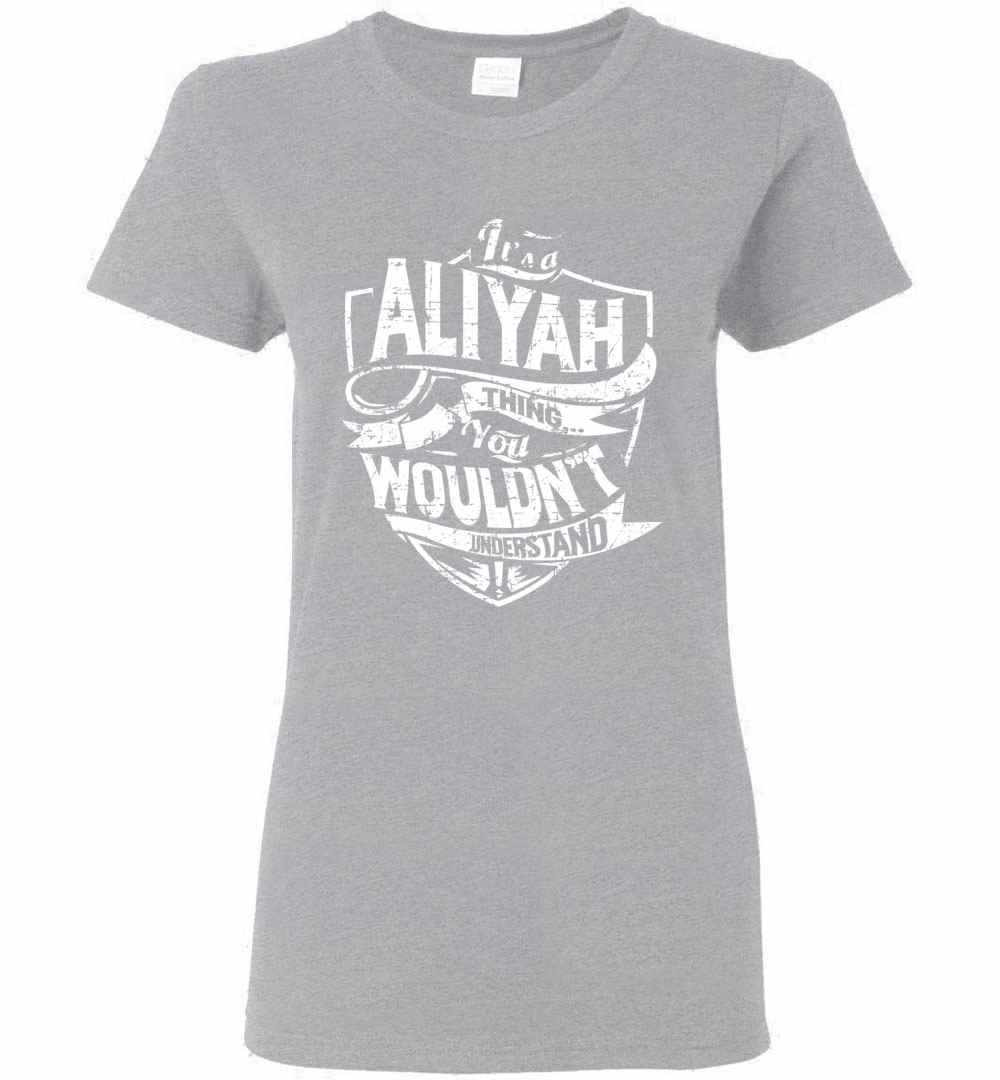 Inktee Store - It'S A Aliyah Thing You Wouldn'T Understand Women'S T-Shirt Image