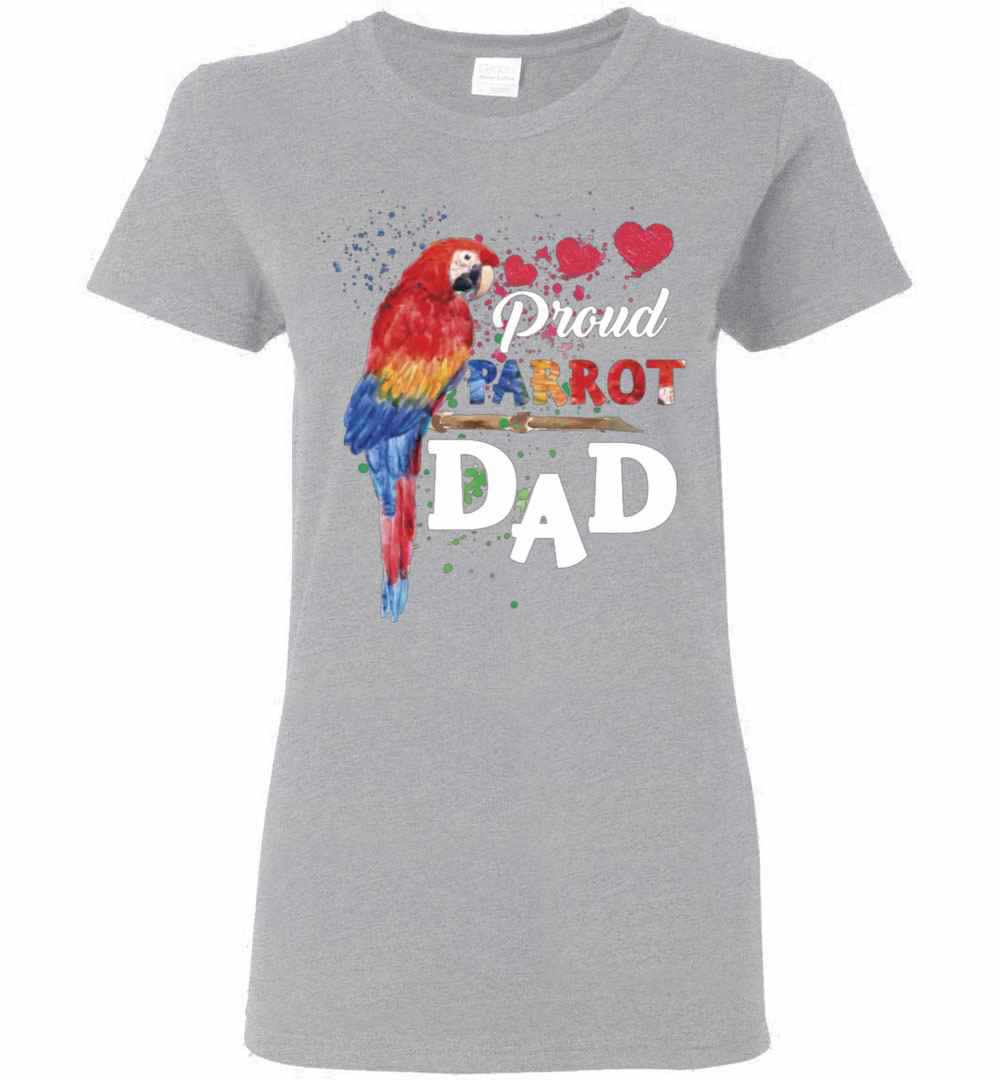 Inktee Store - Proud Parrot Dad Bird Lover Women'S T-Shirt Image