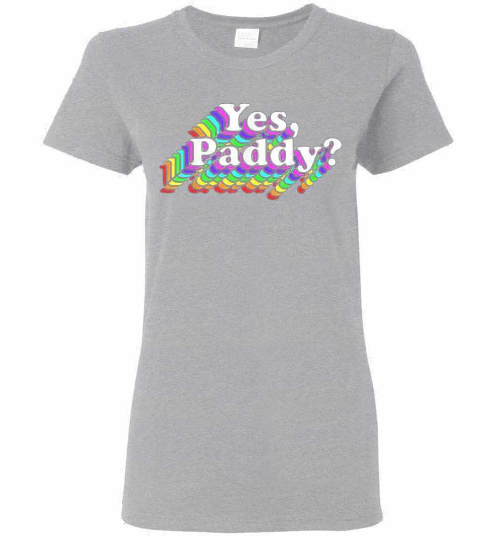 Inktee Store - Yes Paddy Rainbow St Pattys Day Daddy Lgbt Gay Pride Women'S T-Shirt Image
